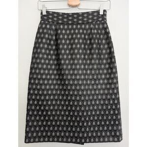 Women's Prada Mini Skirt Polka Dot Print Knee Length IT 40 US 4 Designer Luxury
